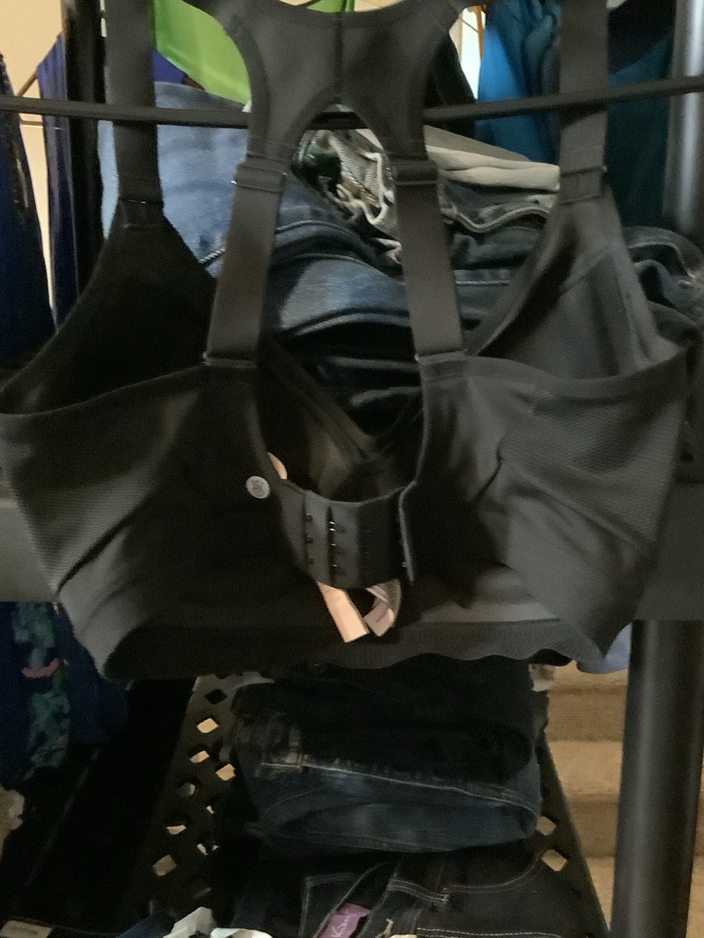 Black Racerback Wireless Bra - Women Intimates‎ - Picture 6 of 9